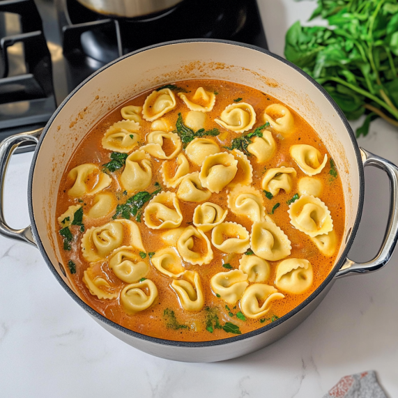 Creamy Tortellini Soup