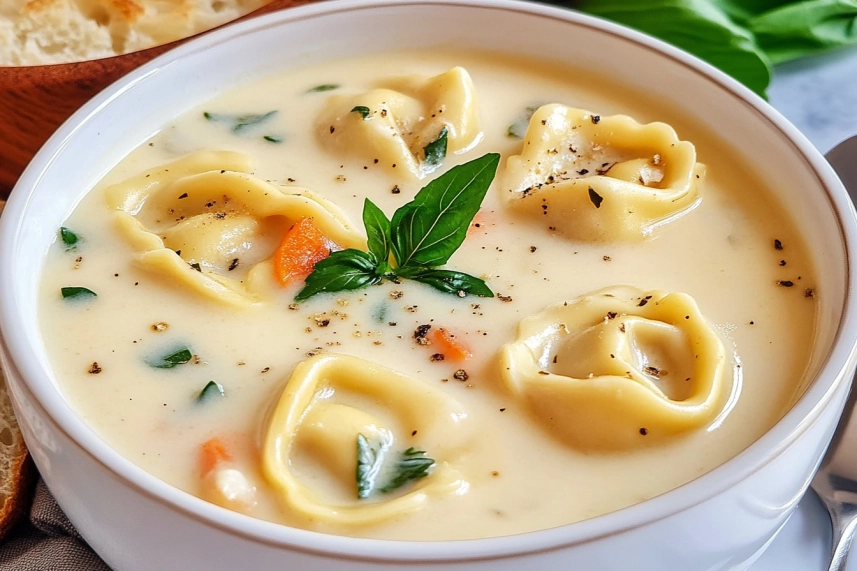 Creamy Tortellini Soup