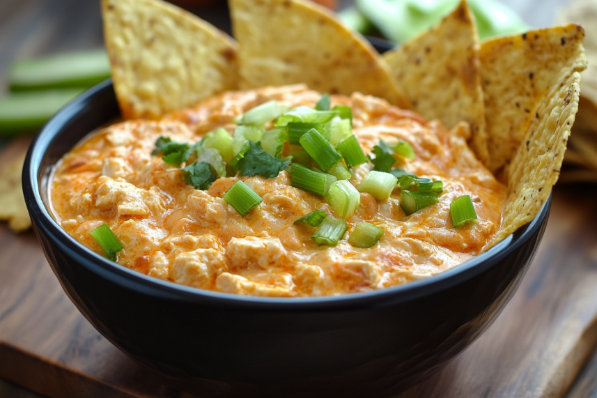 Crockpot Buffalo Chicken Chili