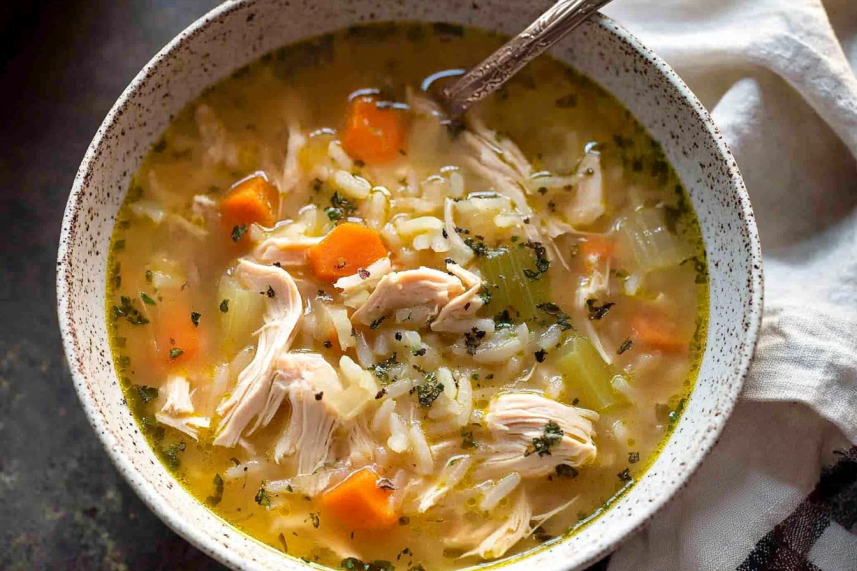 Chicken and rice soup